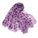 Women's Long Paw Print Scarf  - Available in 6 colors