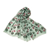 Women's Long Paw Print Scarf  - Available in 6 colors