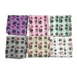 Women's Long Paw Print Scarf  - Available in 6 colors