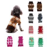 Snowflakes, Stripes & Hearts Pet Sweaters