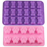 Paw & Bone Shape Silicone Treat Molds, Paw Silicone Mold, Bone Silicone Mild