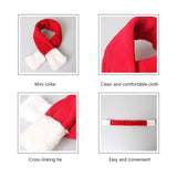 Holiday Santa Hat & Scarf Set for Cats & Small Dogs