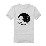 Pet Lover Yin & Yang Inspired Cat & Dog T-Shirt
