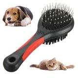 Double Sided Pet Brush for Dogs & Cats