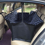 Paw Print Seat Cover Waterproof Back Bench Seat Travel Accessories Car Seat Covers Mat