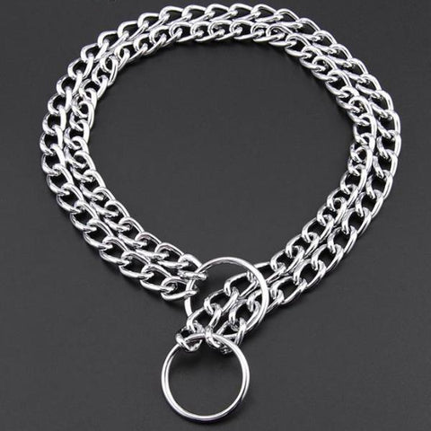 Double Chain Training Collar for Dogs