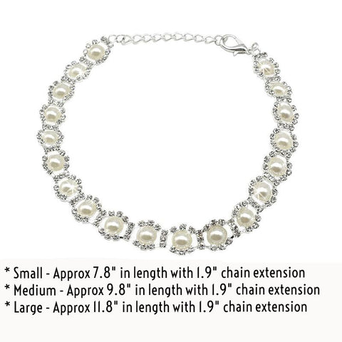 Pearl & Rhinestone Party Necklace