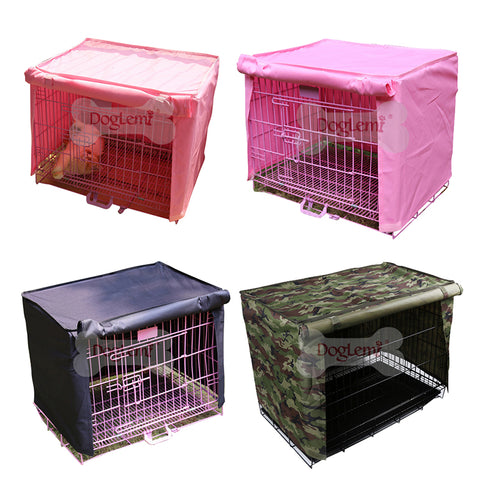 Waterproof  Dog Kennel Cover - Available in 4 Colors & Sizes