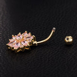 Floral Belly Ring