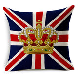 18" x 18" UK & USA Pillow Covers - 4 Designs