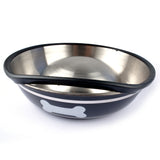 Stainless Steel Black Dog Bowl, Stainless Steel Black Cat Bowl, Stainless Steel Black Pet Bowl, Stainless Steel Black Water Dog Bowl, Stainless Steel Black Water Cat Bowl, Stainless Steel Black Water food Bowl