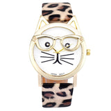 New for 2018 Women's Cat Face & Whiskers Wrist Watch