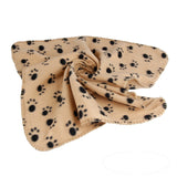 Paw Print Cotton Blanket  - available in 5 colors