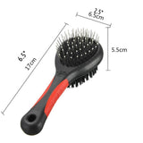 Double Sided Pet Brush for Dogs & Cats