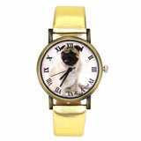 Bulldog Watch with Fashion Band