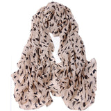 Chiffon Cat Print Scarf - Available in 3 Colors
