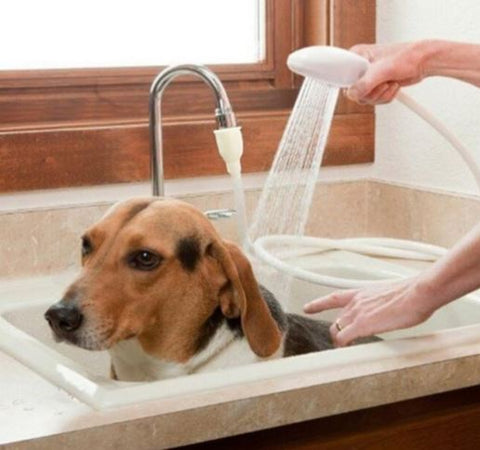 Easy-to-Use Soft Spray Shower Head & Hose for Pet Baths