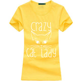 "Crazy Cat Lady" Short-sleeve Fashion T-Shirt