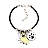 "Love Your Dog" Charm Bracelets - Choose from 19 Breeds