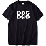"Proud Dog Dad" 100% Cotton T Shirt in Black or White