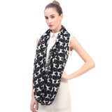 Labrador Print Infinity Loop Scarf - Available in 7 colors