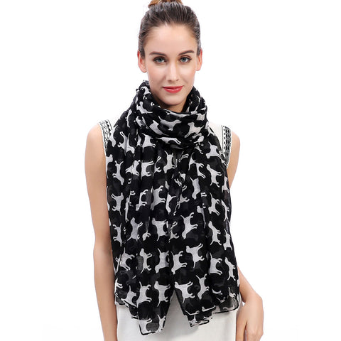 Long Labrador Retriever Print Scarf - Available in 7 Colors