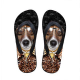 Men's flip flops. beach shoes, beach flip flops, Beagle flip flop.