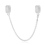Sterling Silver Safety Chains - 24 Designs Available
