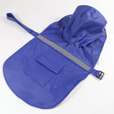 Small to Large Dog Waterproof Reflective Rain Cape - XS to XXL Available in 7 Colors