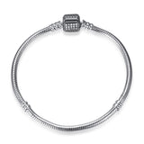 Simple Elegance Sterling Silver Snake Chain Bracelet Collection