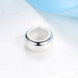 Sterling Silver Smooth Bead Spacer for DIY Jewelry