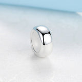 Sterling Silver Smooth Bead Spacer for DIY Jewelry