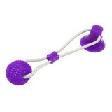 Purple Pull-it and Play, Dog pull toy, rubber pull toy, suction cup pull toy, Dog toys, PetShopLane.com