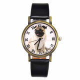 Bulldog Watch with Fashion Band