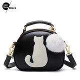 Cat & Furball Shoulder / Crossbody Handbag - Available in 4 colors
