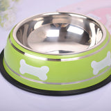 Stainless Steel Food and Water Bowl - Available in 3 sizes and colors