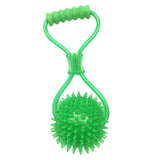 Green "Grab-it & Play" dog toy, pull toy, dog, Green pull toy, dog tug toy, pet tug toy, rubber dog toy, tug of war dog toy, stretching dog toy, pet toys, PetShopLane.com