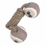 Cotton Rope Tennis Ball Dumbbell