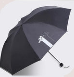Two Cats Collapsible Rain Umbrella