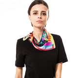 Pure Silk Contemporary Design Neck Scarf - 11 Colors Available