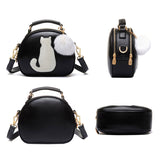 Cat & Furball Shoulder / Crossbody Handbag - Available in 4 colors