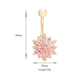 Floral Belly Ring