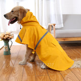 Small to Large Dog Waterproof Reflective Rain Cape - XS to XXL Available in 7 Colors