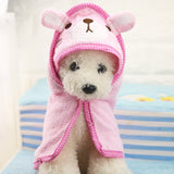 Pink Lamb Absorbent Bath-time Drying Towel for Cats and Dogs, Pink Lamb Dog drying towel, Pink Lamb Cat drying towel, Pink Lamb Pet bath towel